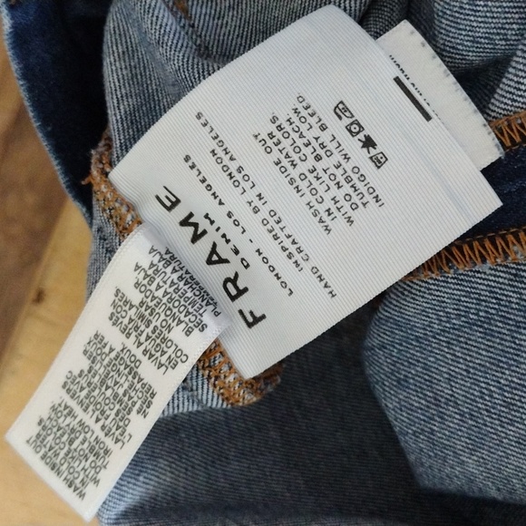 Frame Lucia jean side zipper and buttons  27. - Picture 10 of 11
